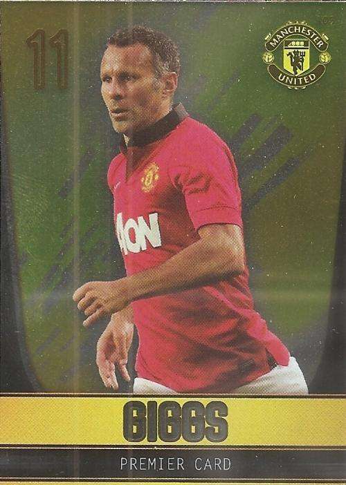 MANCHESTER UNITED ADRENALYN 2014 - RYAN GIGGS `GOLD PREMIER` CARD 103