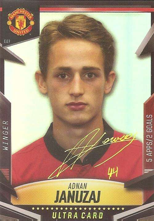 MANCHESTER UNITED ADRENALYN 2014 - ADNAN JANUZAJ `ULTRA` CARD