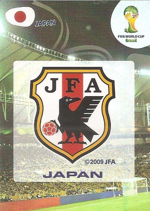 WORLD CUP 2014 ADRENALYN XL - JAPAN  "COUNTRY BADGE" CARD