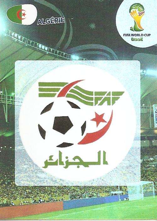 WORLD CUP 2014 ADRENALYN XL - ALGERIA  "COUNTRY BADGE" CARD