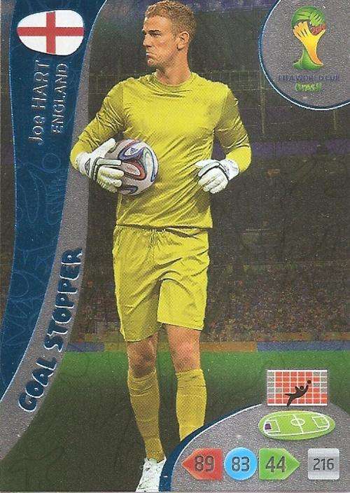 WORLD CUP 2014 ADRENALYN XL - JOE HART "GOAL STOPPER" CARD