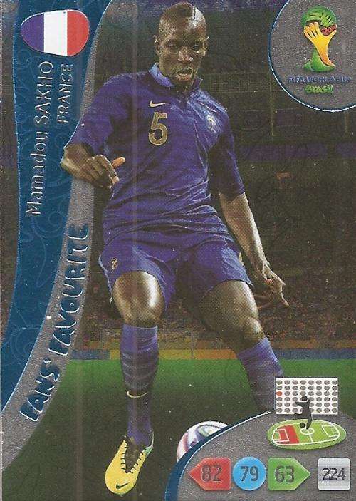 WORLD CUP 2014 ADRENALYN XL - M. SAKHO "FANS FAVOURITE" CARD