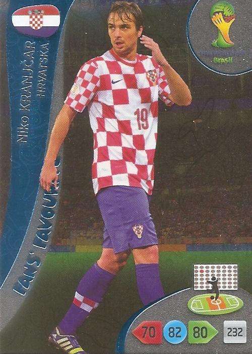 WORLD CUP 2014 ADRENALYN XL - NIKO KRANJCAR "FANS FAVOURITE" CARD