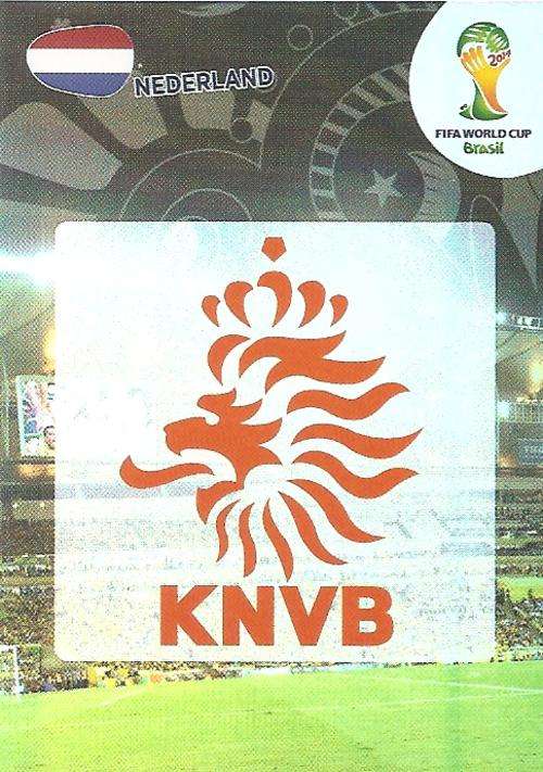 WORLD CUP 2014 ADRENALYN XL - NEDERLAND  "COUNTRY BADGE" CARD