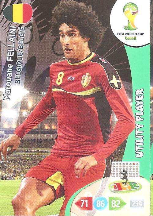 WORLD CUP 2014 ADRENALYN XL - MAROUANE FELLAINI "UTILITY PLAYER" CARD