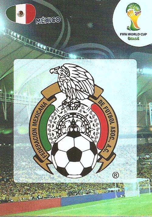 WORLD CUP 2014 ADRENALYN XL - MEXICO "COUNTRY BADGE" CARD