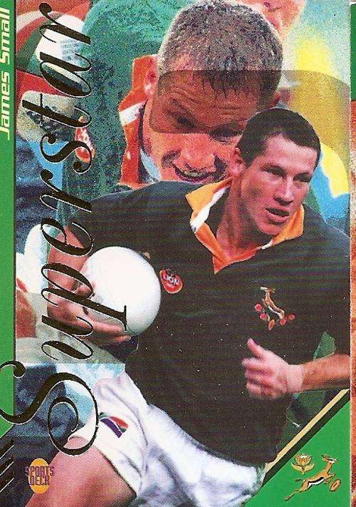 JAMES SMALL - SPORTS DECK RUGBY COLLECTION 96 - GOLD FOIL "SUPERSTAR" CARD 4 of 5