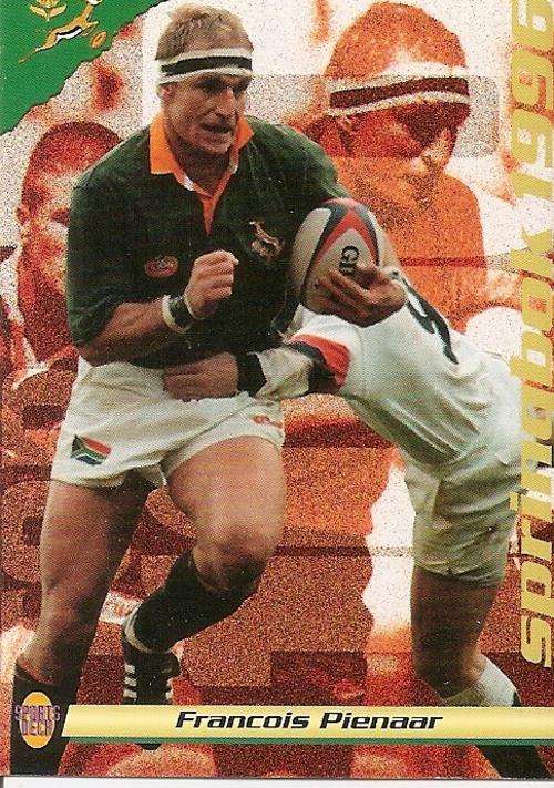 FRANCOIS PIENAAR - SPORTS DECK 1996 - TOP 100 "SPRINGBOKS" CARD 2