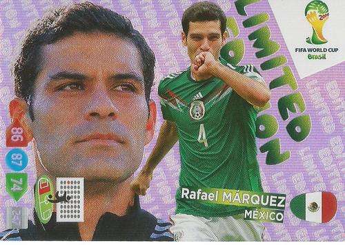 RAFAEL MARQUEZ - WORLD CUP 2014 ADRENALYN XL - "LIMITED EDITION"  CARD