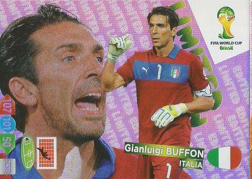 GIANLUIGI BUFFON - WORLD CUP 2014 ADRENALYN XL - "LIMITED EDITION"  CARD
