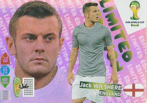 JACK WILSHERE - WORLD CUP 2014 ADRENALYN XL - "LIMITED EDITION" CARD
