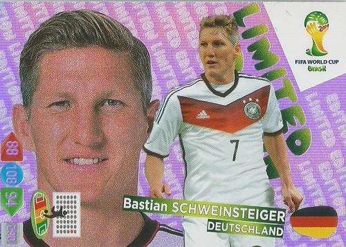 BASTIAN SCHWEINSTEIGER - WORLD CUP 2014 ADRENALYN XL - "LIMITED EDITION"  CARD
