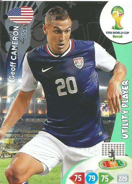 WORLD CUP 2014 ADRENALYN XL - GEOFF CAMERON "UTILITY PLAYER" CARD