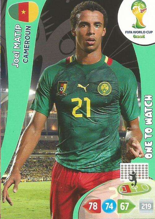 WORLD CUP 2014 ADRENALYN XL - JOEL MATIP "ONE TO WATCH" CARD