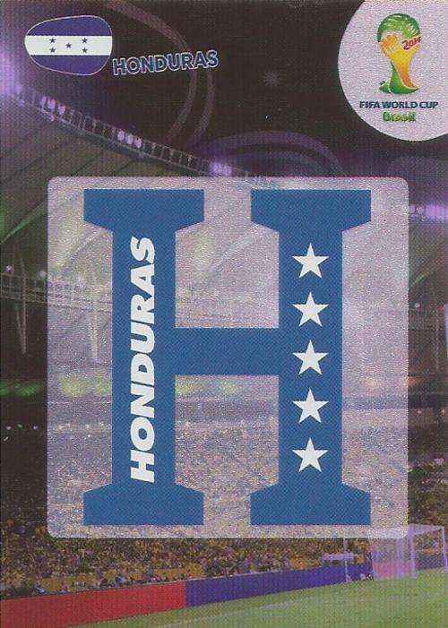 WORLD CUP 2014 ADRENALYN XL - HONDURAS  "COUNTRY BADGE" CARD