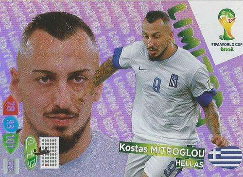 KOSTAS MITROGLOU - WORLD CUP 2014 ADRENALYN XL - "LIMITED EDITION"  CARD