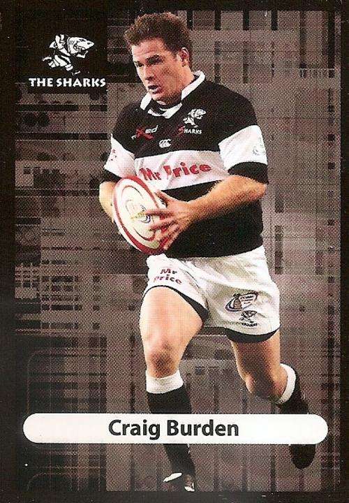 2009 BIG BALL RUGBY COLLECTION - CRAIG BURDEN BASE CARD