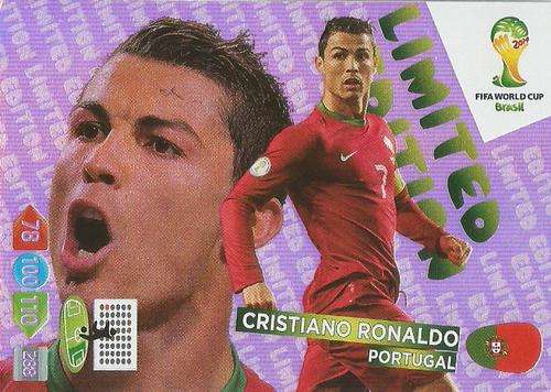 CRISTIANO RONALDO - PANINI FIFA WORLD CUP 2014 COLLECTION - LIMITED EDITION TRADING CARD