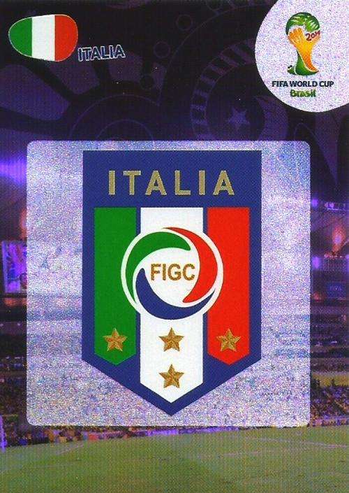 WORLD CUP 2014 ADRENALYN XL - ITALY "COUNTRY BADGE" CARD