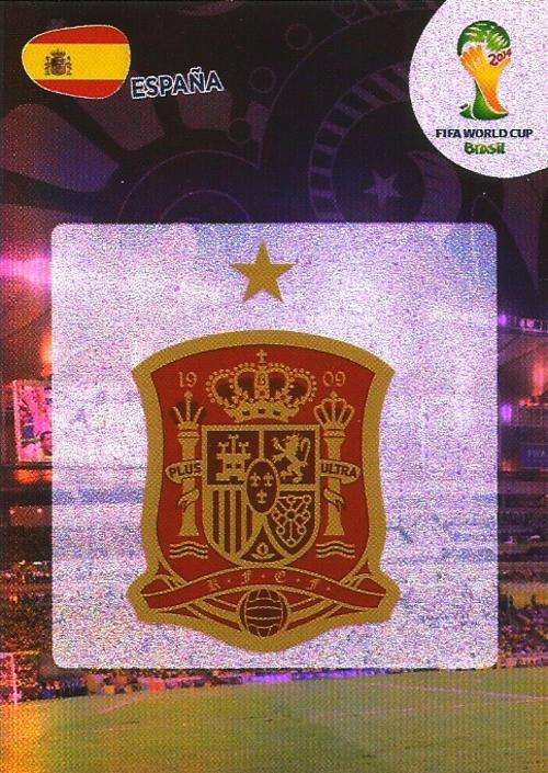 WORLD CUP 2014 ADRENALYN XL - SPAIN "COUNTRY BADGE" CARD