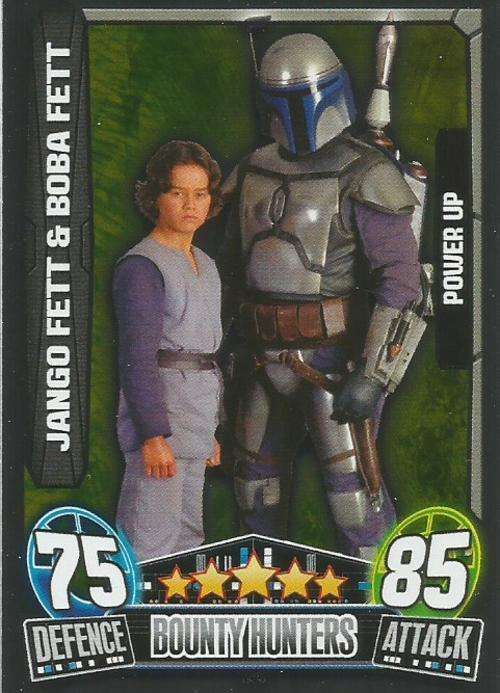STAR WARS 2014 - FORCE ATTAX MOVIE SERIES 3 - `POWER-UP` CARD 204