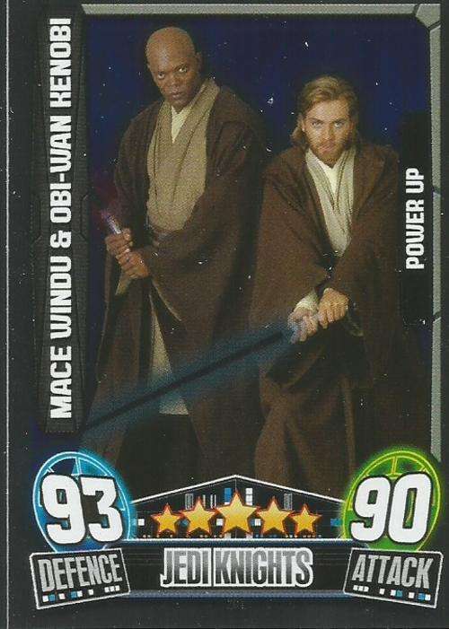 STAR WARS 2014 - FORCE ATTAX MOVIE SERIES 3 - `POWER-UP` CARD 201