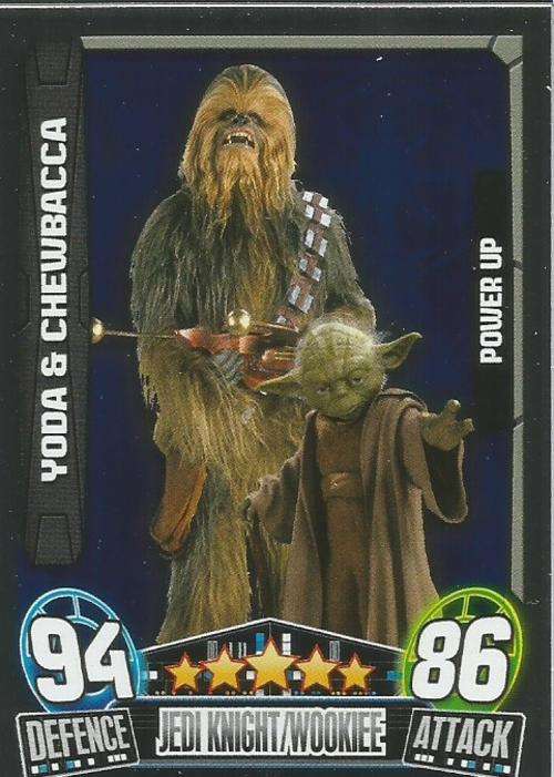 STAR WARS 2014 - FORCE ATTAX MOVIE SERIES 3 - `POWER-UP` CARD 203