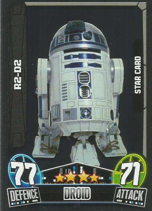 STAR WARS 2014 - FORCE ATTAX MOVIE SERIES 3 - `STAR CARD` CARD 210