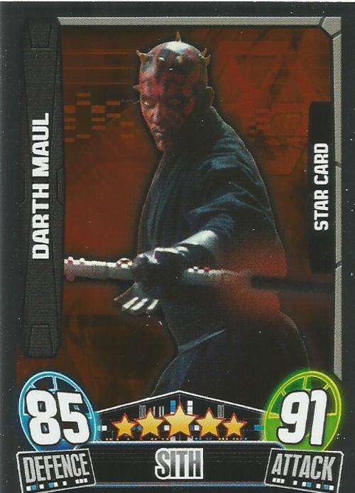STAR WARS 2014 - FORCE ATTAX MOVIE SERIES 3 - `STAR CARD` CARD 218