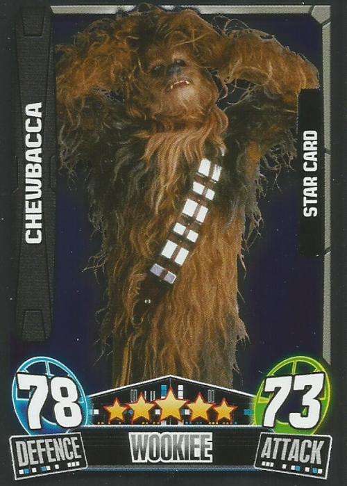 STAR WARS 2014 - FORCE ATTAX MOVIE SERIES 3 - `STAR CARD` CARD 208