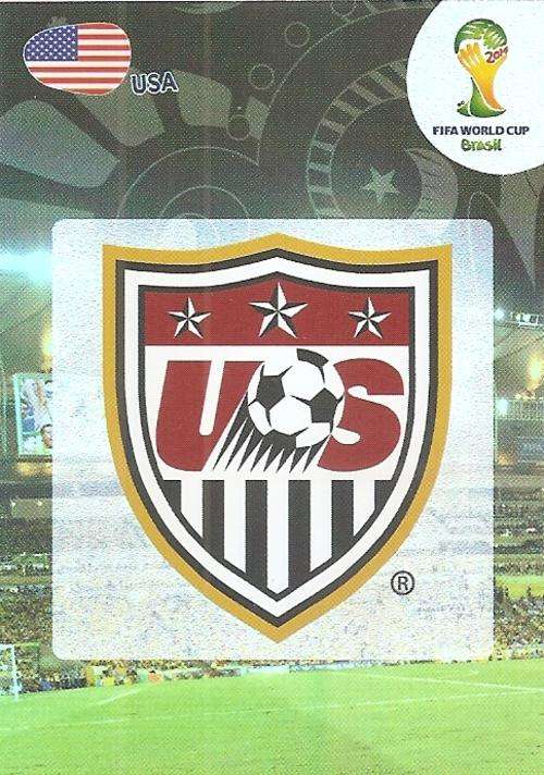 WORLD CUP 2014 ADRENALYN XL - USA "COUNTRY BADGE" CARD