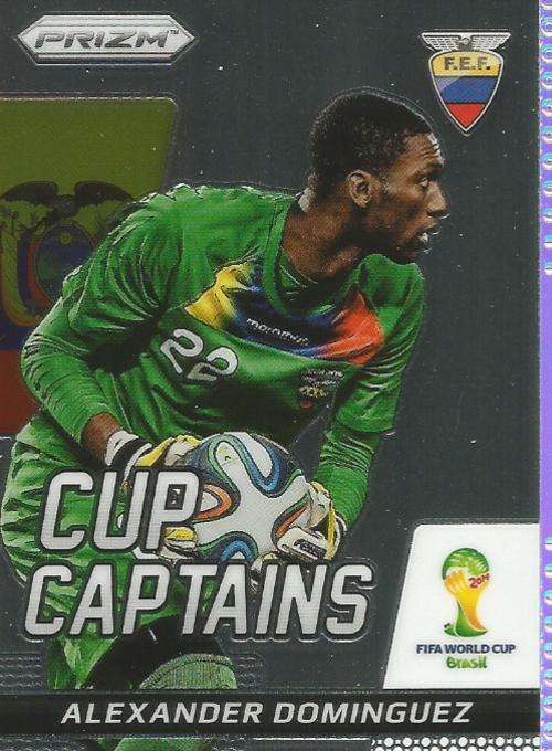 ALEXANDER DOMINGUEZ - WORLD CUP 2014 PANINI "PRIZM" - "CUP CAPTAIN" CARD 1