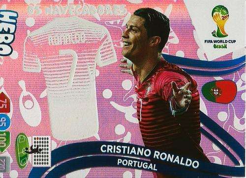 CRISTIANO RONALDO - "RARE" "HERO" CARD U78 - WORLD CUP 2014 ADRENALYN "UPDATES EDITION 1"