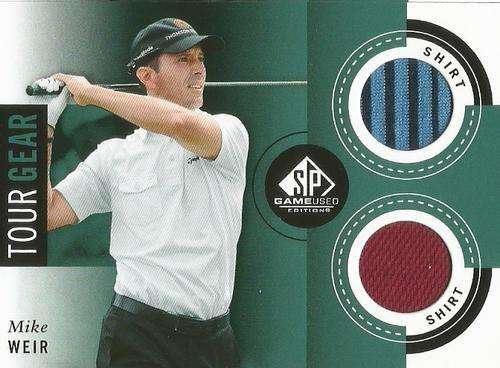 MIKE WEIR - `AUTHENTIC TOUR GEAR` CARD TG/WE - by UPPER DECK 2014