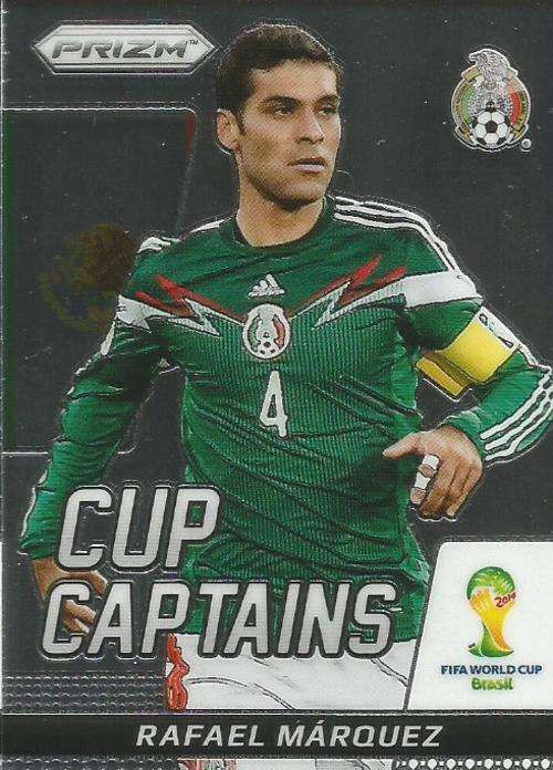RAFAEL MARQUEZ - WORLD CUP 2014 PANINI "PRIZM" -  "CUP CAPTAIN" CARD 24