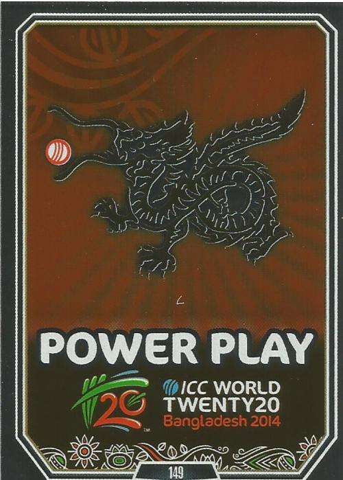 HONG KONG - ICC CRICKET T20 WORLD CUP 2014 - COUNTRY "POWER PLAY" FOIL CARD