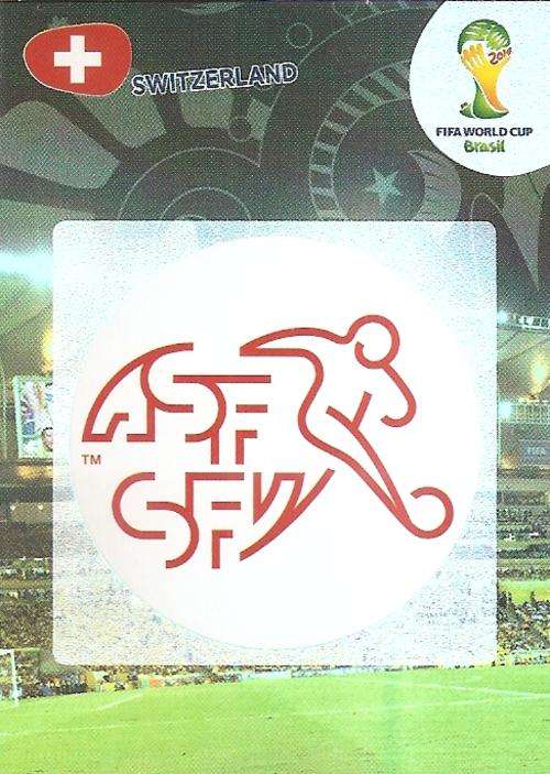 WORLD CUP 2014 ADRENALYN XL - SWISTZERLAND  "COUNTRY BADGE" CARD