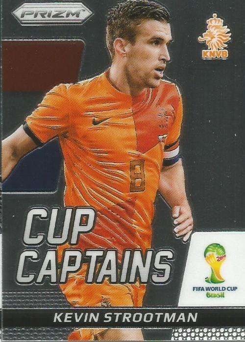 KEVIN STROOTMAN - WORLD CUP 2014 PANINI "PRIZM" -  "CUP CAPTAIN" CARD 17