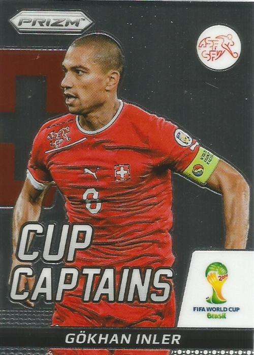 GOKHAN INLER - WORLD CUP 2014 PANINI "PRIZM" -  "CUP CAPTAIN" CARD 12