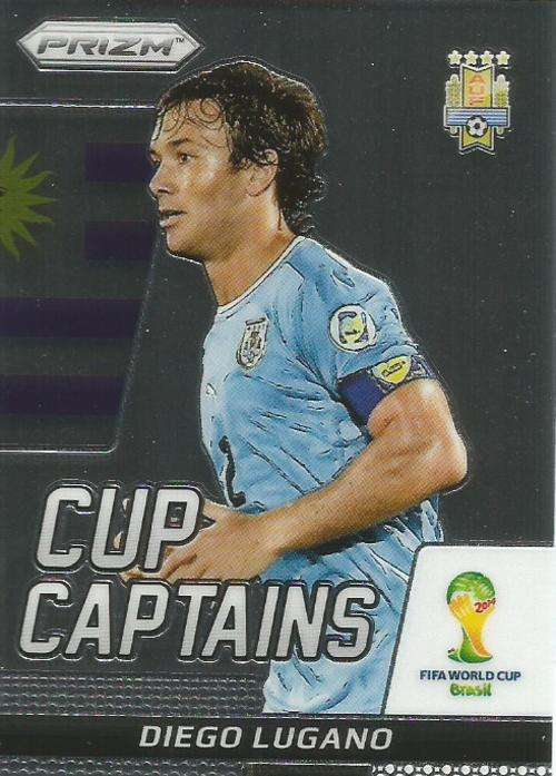 DIEGO LUGANO - WORLD CUP 2014 PANINI "PRIZM" -  "CUP CAPTAIN" CARD 8