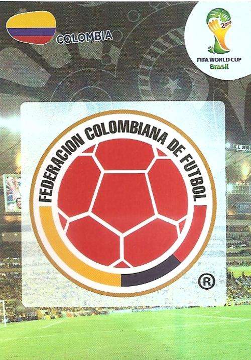 WORLD CUP 2014 ADRENALYN XL - COLOMBIA "COUNTRY BADGE" CARD