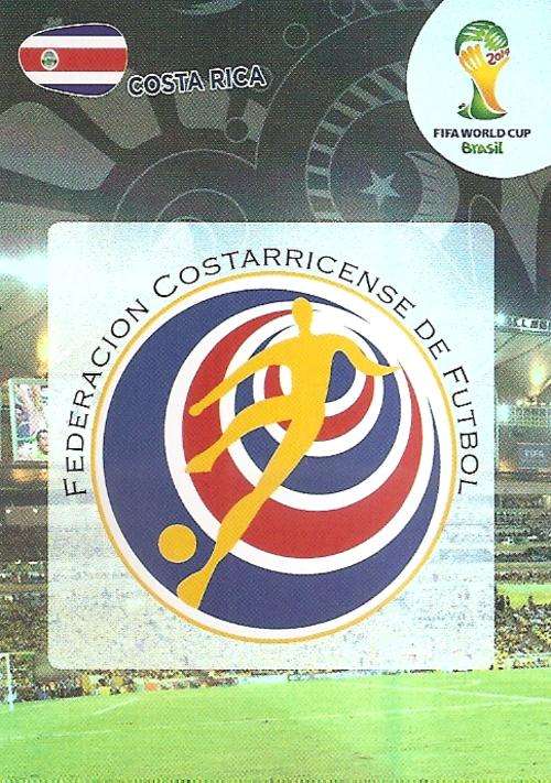 WORLD CUP 2014 ADRENALYN XL - COSTA RICA "COUNTRY BADGE" CARD