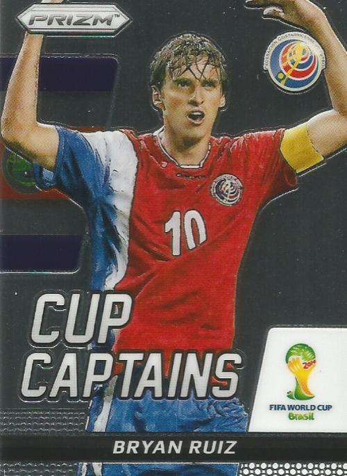 BRIAN RUIZ - WORLD CUP 2014 PANINI "PRIZM" -  "CUP CAPTAIN" CARD 3