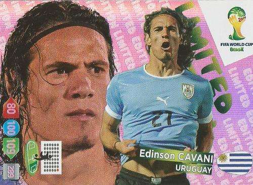 EDINSON CAVANI - WORLD CUP 2014 ADRENALYN XL - "RARE" "LIMITED EDITION"  CARD