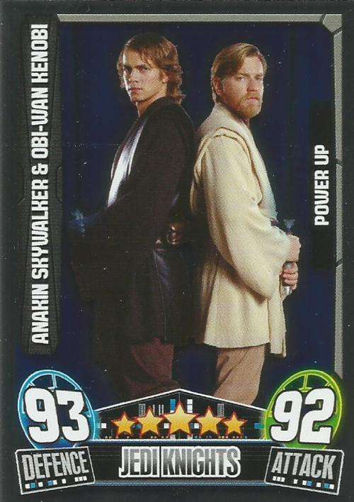 STAR WARS 2014 - FORCE ATTAX MOVIE SERIES 3 - `POWER-UP` CARD 200