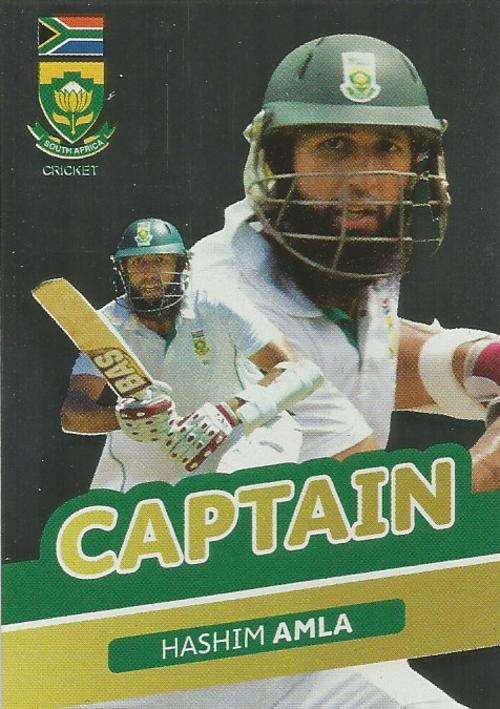 HASHIM AMLA - 2014 BIG BALL "HEROES COLLECTION" - "TEST CRICKET CAPTAIN" FOIL CARD 41