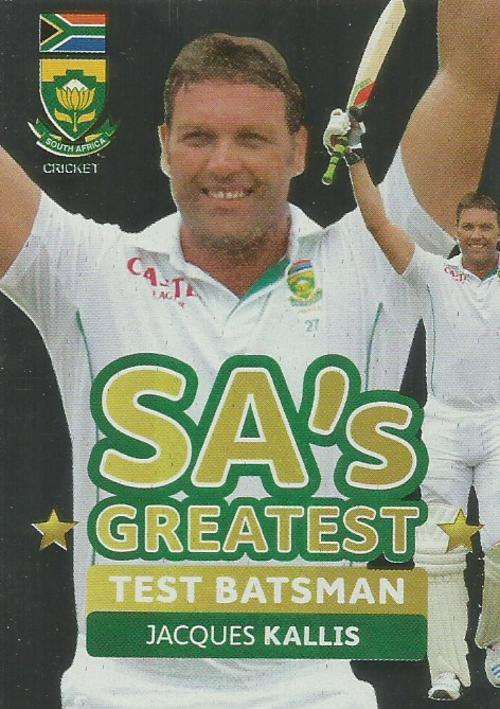 JACQUES KALLIS - 2014 BIG BALL `HEROES COLLECTION` - `TRIBUTE` FOIL TRADING CARD 22
