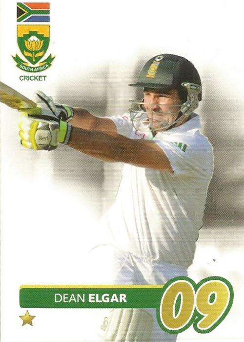 DEAN ELGAR - 2014 BIG BALL `HEROES COLLECTION` - `TEST CRICKET` BASE CARD 46