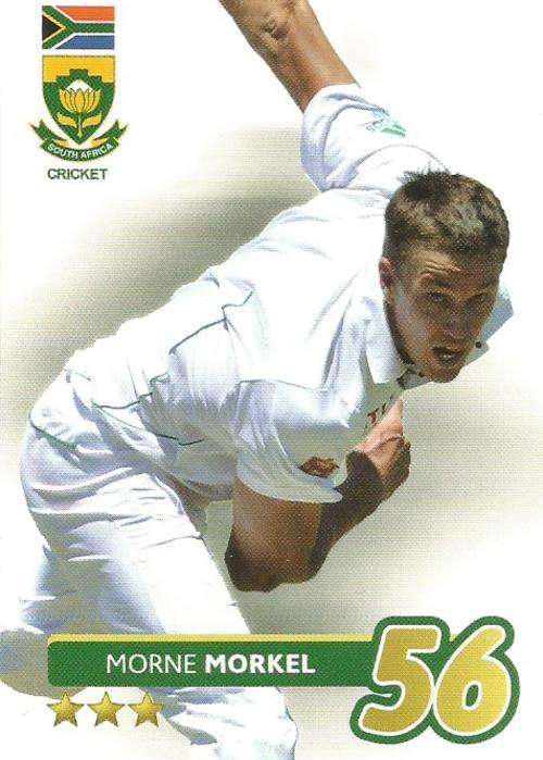 MORNE MORKEL - 2014 BIG BALL `HEROES COLLECTION` - `TEST CRICKET` BASE CARD 50