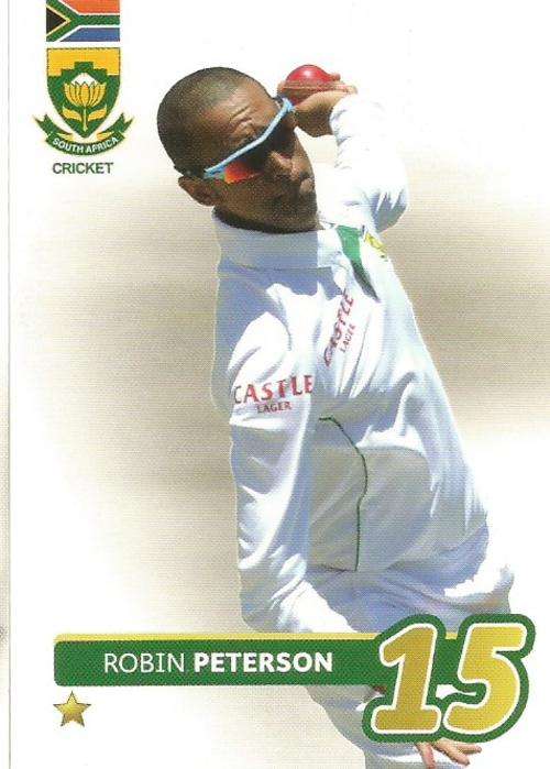 ROBIN PETERSON - 2014 BIG BALL `HEROES COLLECTION` - `TEST CRICKET` BASE CARD 51